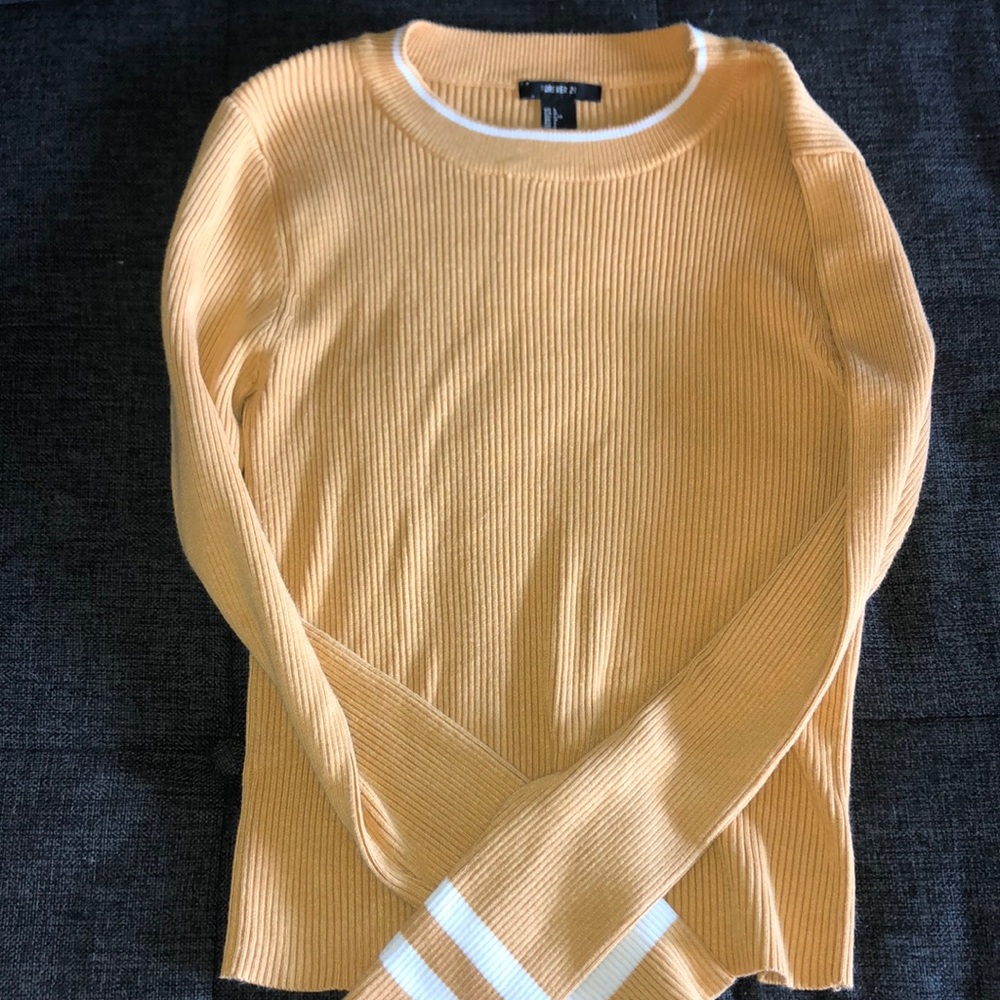Forever 21 Long sleeved yellow top